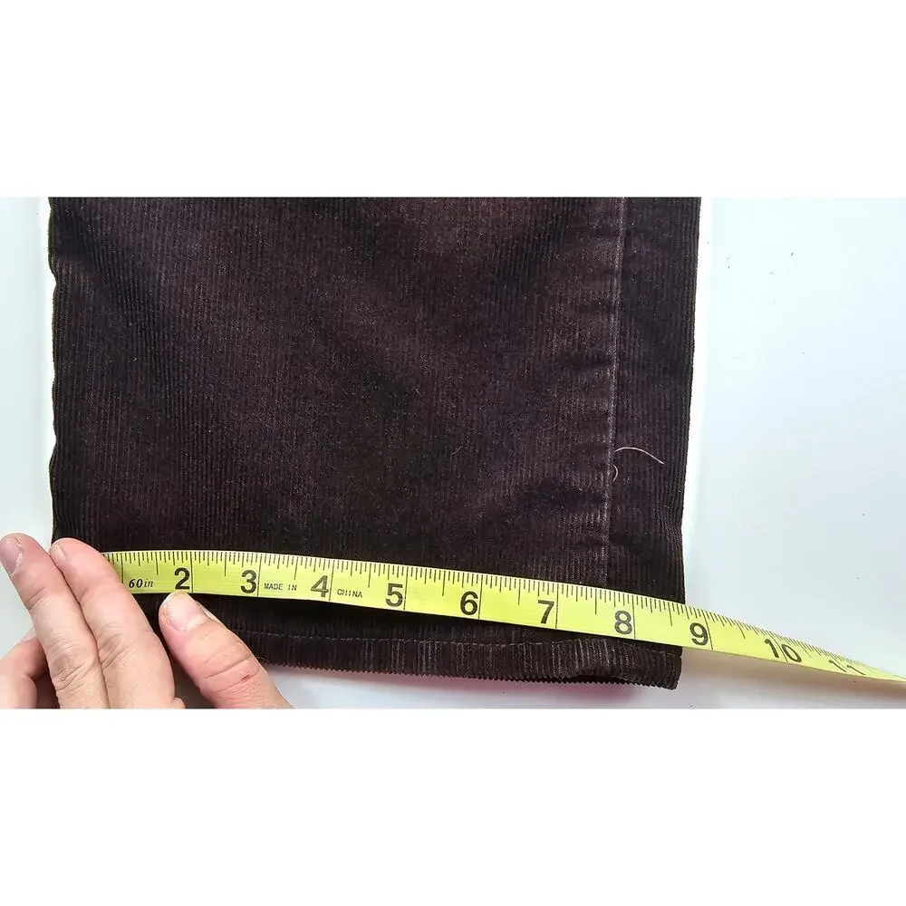 Wrangler RARE 80s made in USA chocolate brown corduroy jeans 8543pbn 38 x 30